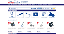 Desktop Screenshot of mortonmedical.co.uk