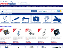 Tablet Screenshot of mortonmedical.co.uk